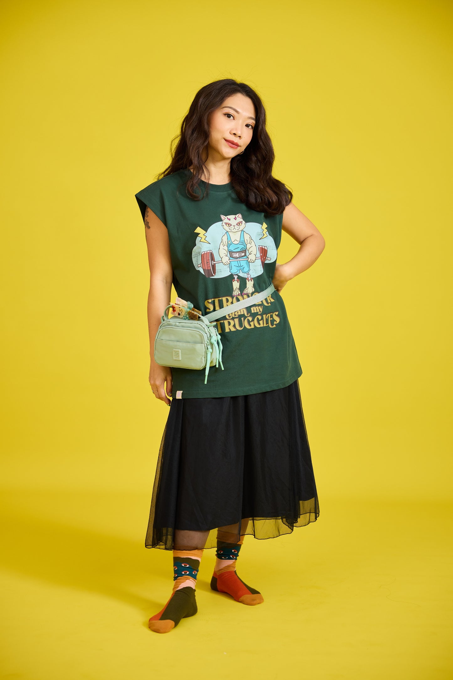 Stronger Than my Struggles Muscle Tank