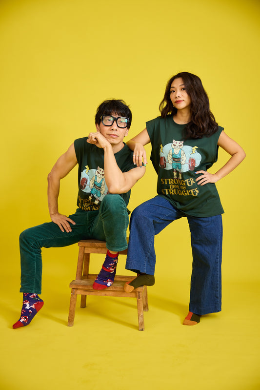 Stronger Than my Struggles Muscle Tank